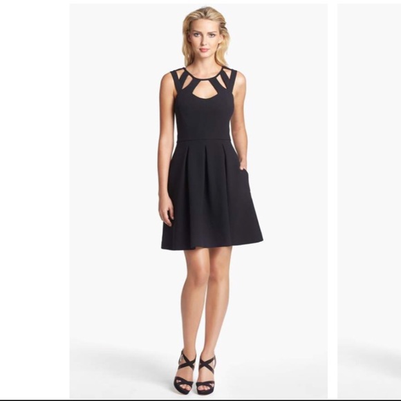 betsey johnson fit and flare dress